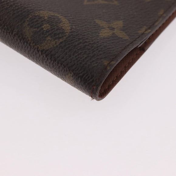LOUIS VUITTON Monogram Agenda PM Day Planner Cover R20005 LV Auth gh2181
