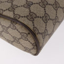 GUCCI GG Supreme Web Sherry Line Clutch Bag PVC Beige Red 89 01 012 Auth gh2182-15
