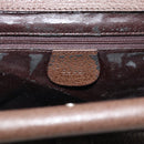GUCCI Hand Bag Leather Brown 000 2058 0307 Auth gh2184-19
