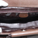 GUCCI Hand Bag Leather Brown 000 2058 0307 Auth gh2184-9