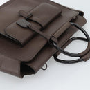 GUCCI Hand Bag Leather Brown 000 2058 0307 Auth gh2184-6