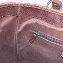 GUCCI GG Canvas Hand Bag Beige Silver 113019 Auth gh2187-20