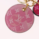 LOUIS VUITTON Vernis Porte Cles Valentine Heart Charm Pink M00268 Auth gh2188M-3