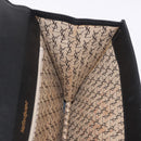 SAINT LAURENT Clutch Bag Leather Black Gold Auth gh2190-18