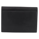 SAINT LAURENT Clutch Bag Leather Black Gold Auth gh2190-2