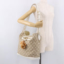 LOUIS VUITTON Monogram Sabia Buzzus PM Bag Beige Bron M93499 LV Auth gh2192A-23