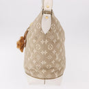 LOUIS VUITTON Monogram Sabia Buzzus PM Bag Beige Bron M93499 LV Auth gh2192A-3