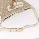 LOUIS VUITTON Monogram Sabia Buzzus PM Bag Beige Bron M93499 LV Auth gh2192A-7