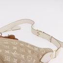 LOUIS VUITTON Monogram Sabia Buzzus PM Bag Beige Bron M93499 LV Auth gh2192A-8