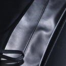 Salvatore Ferragamo Gancini Studio Bag Leather 2way Black Gold Auth gh2193V-10