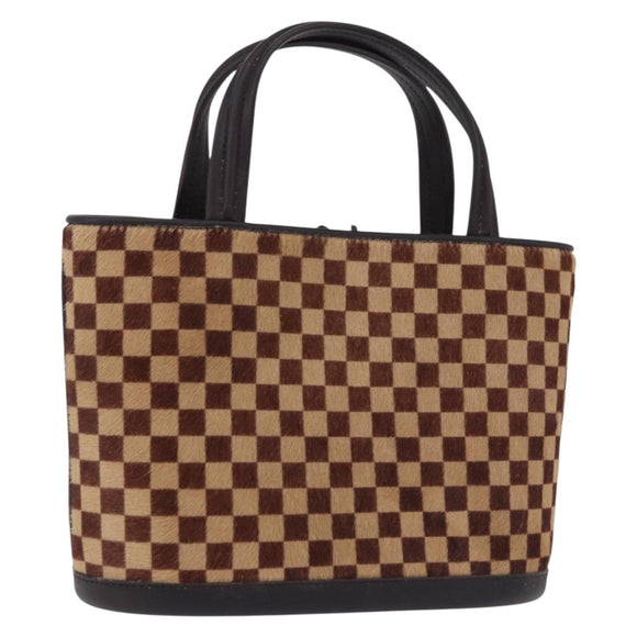 LOUIS VUITTON Damie Sovage Impala Hand Bag Brown M92133 LV Auth gh2194V