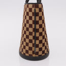 LOUIS VUITTON Damie Sovage Impala Hand Bag Brown M92133 LV Auth gh2194V-4