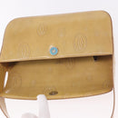 CARTIER Hand Bag Patent leather Beige Silver Auth gh2196A-10