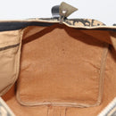 Christian Dior Trotter Canvas Boston Bag Navy Silver Auth gh2199-18