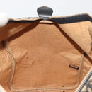 Christian Dior Trotter Canvas Boston Bag Navy Silver Auth gh2199-19