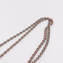 PRADA Chain Shoulder Bag Leather Pink Silver Auth gh2200A-14