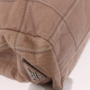 PRADA Chain Shoulder Bag Leather Pink Silver Auth gh2200A-10