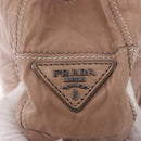 PRADA Chain Shoulder Bag Leather Pink Silver Auth gh2200A-18