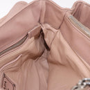 PRADA Chain Shoulder Bag Leather Pink Silver Auth gh2200A-23