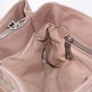 PRADA Chain Shoulder Bag Leather Pink Silver Auth gh2200A-24