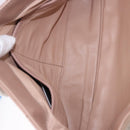 PRADA Chain Shoulder Bag Leather Pink Silver Auth gh2200A-11
