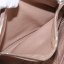 PRADA Chain Shoulder Bag Leather Pink Silver Auth gh2200A-28
