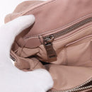 PRADA Chain Shoulder Bag Leather Pink Silver Auth gh2200A-29