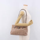 PRADA Chain Shoulder Bag Leather Pink Silver Auth gh2200A-31