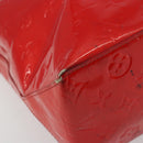 LOUIS VUITTON Monogram Vernis Reade MM Hand Bag Red Rouge M91086 LV Auth gh2202-17