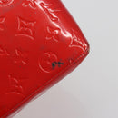 LOUIS VUITTON Monogram Vernis Reade MM Hand Bag Red Rouge M91086 LV Auth gh2202-9