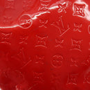 LOUIS VUITTON Monogram Vernis Reade MM Hand Bag Red Rouge M91086 LV Auth gh2202-10