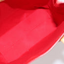 LOUIS VUITTON Monogram Vernis Reade MM Hand Bag Red Rouge M91086 LV Auth gh2202-11