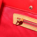 LOUIS VUITTON Monogram Vernis Reade MM Hand Bag Red Rouge M91086 LV Auth gh2202-22