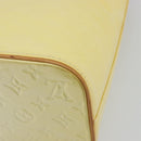 LOUIS VUITTON Monogram Vernis Houston Hand Bag Perle M91342 LV Auth gh2203A-12