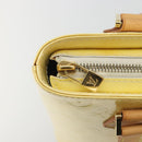 LOUIS VUITTON Monogram Vernis Houston Hand Bag Perle M91342 LV Auth gh2203A-15