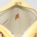 LOUIS VUITTON Monogram Vernis Houston Hand Bag Perle M91342 LV Auth gh2203A-18