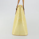 LOUIS VUITTON Monogram Vernis Houston Hand Bag Perle M91342 LV Auth gh2203A-4
