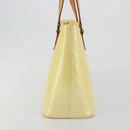 LOUIS VUITTON Monogram Vernis Houston Hand Bag Perle M91342 LV Auth gh2203A-5