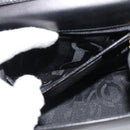 Salvatore Ferragamo Vala Shoulder Bag Leather Black Gold Auth gh2205A-21