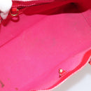 LOUIS VUITTON Monogram Vernis Wilshire PM Hand Bag Rose Pop M93643 Auth gh2207-11
