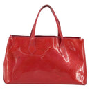 LOUIS VUITTON Monogram Vernis Wilshire PM Hand Bag Rose Pop M93643 Auth gh2207-2
