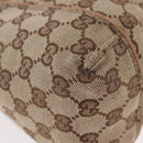 GUCCI GG Canvas Hand Bag Beige 101333 Auth gh2208-9