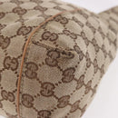 GUCCI GG Canvas Hand Bag Beige 101333 Auth gh2208-14