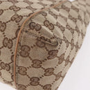 GUCCI GG Canvas Hand Bag Beige 101333 Auth gh2208-16