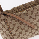 GUCCI GG Canvas Hand Bag Beige 101333 Auth gh2208-10