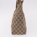 GUCCI GG Canvas Hand Bag Beige 101333 Auth gh2208-3