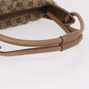 GUCCI GG Canvas Hand Bag Beige 101333 Auth gh2208-7