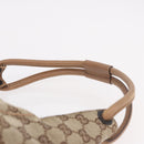 GUCCI GG Canvas Hand Bag Beige 101333 Auth gh2208-8