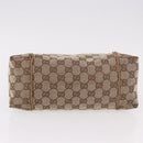 GUCCI GG Canvas Hand Bag Beige 101333 Auth gh2208-5