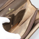 GUCCI GG Supreme Web Sherry Line Shoulder Bag PVC Beige Gold Auth gh2212-19